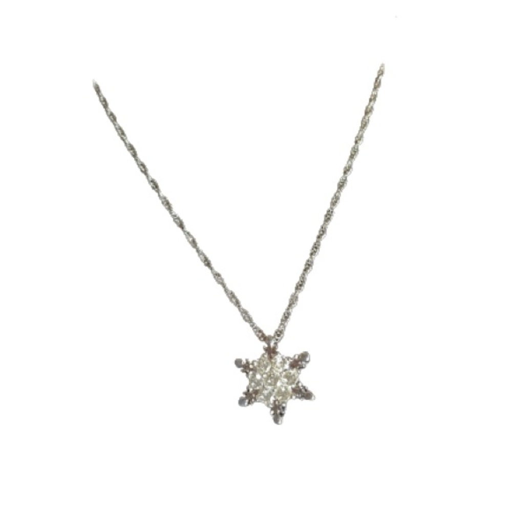 Snowflake necklace - Picture 3 of 4